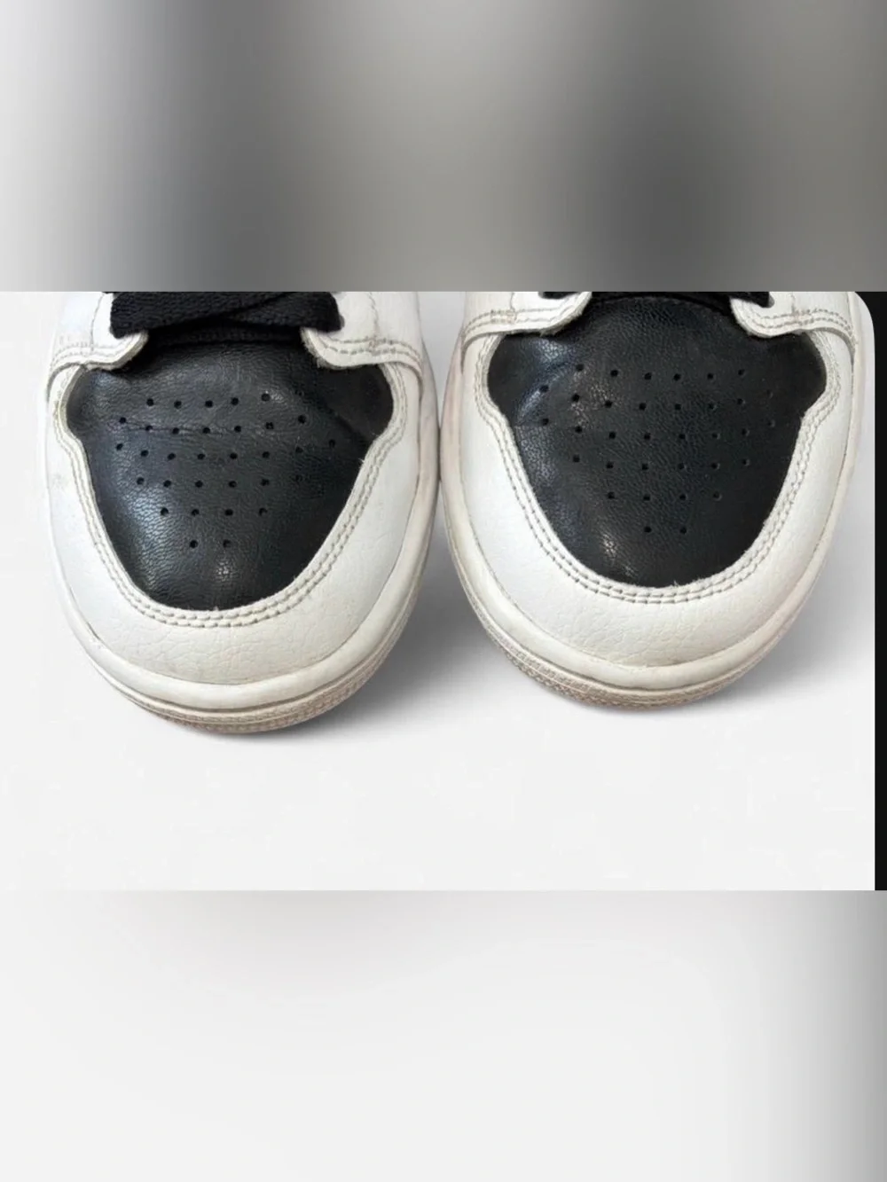 Jordan Kids Sneakers White Black Red Accents